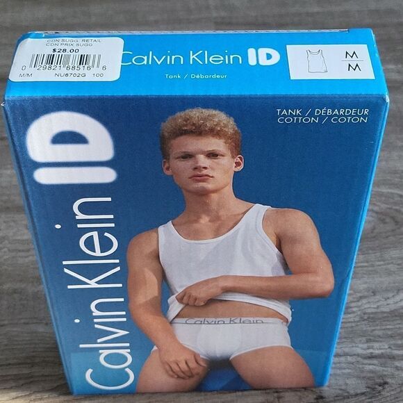 Calvin Klein Mens Medium White Tank - Picture 1 of 3